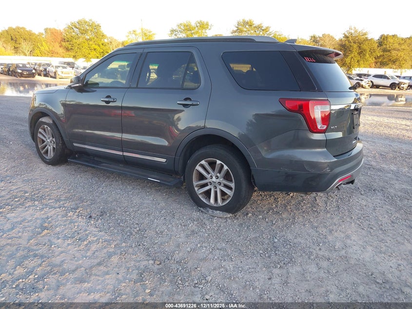 Vin: 1fm5k7dh2hga80540, lot: 44186519, ford explorer xlt 20173