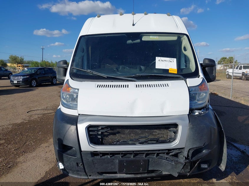 2021 Ram Promaster 2500 High Roof 159 Wb VIN: 3C6LRVDG6ME524183 Lot: 43691267