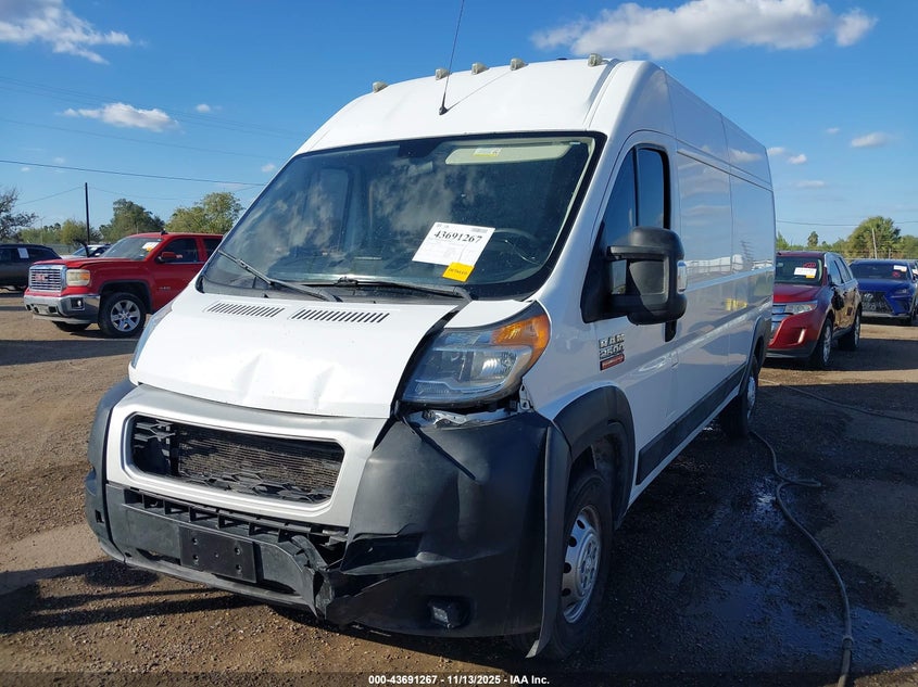 2021 Ram Promaster 2500 High Roof 159 Wb VIN: 3C6LRVDG6ME524183 Lot: 43691267