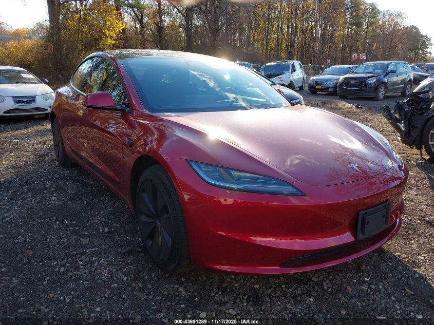 TESLA MODEL 3 LONG RANGE REAR-WHEEL DRIVE/STANDARD