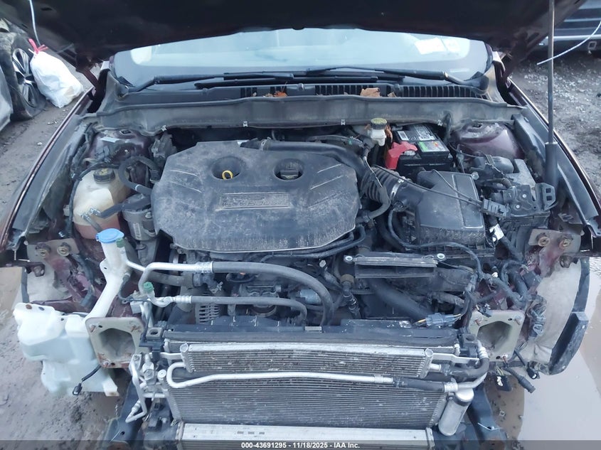 2017 Ford Fusion Se VIN: 3FA6P0T98HR100834 Lot: 43691295