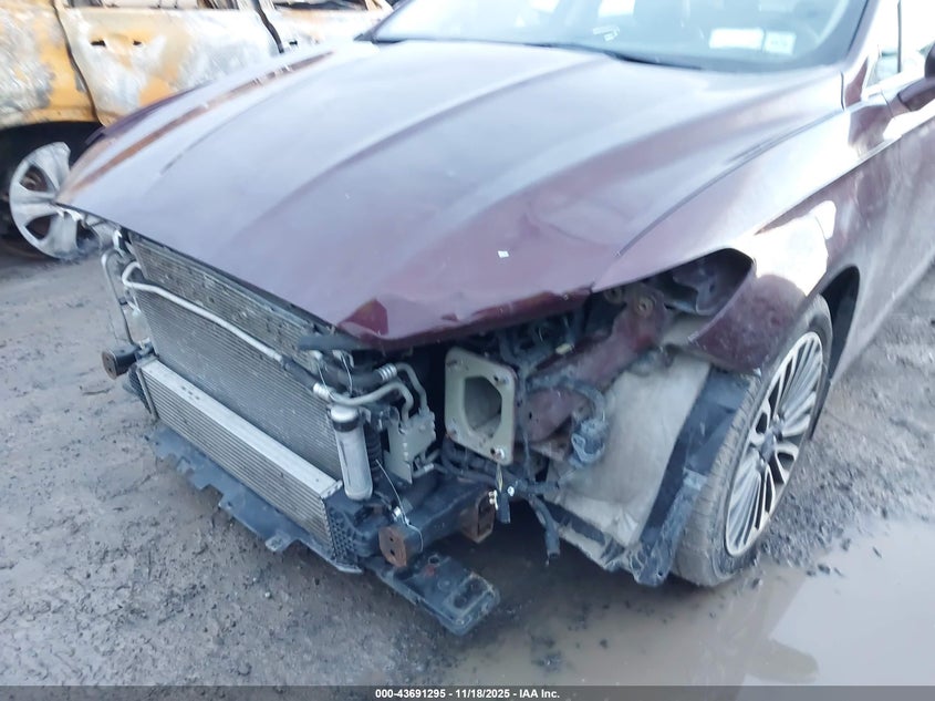 2017 Ford Fusion Se VIN: 3FA6P0T98HR100834 Lot: 43691295