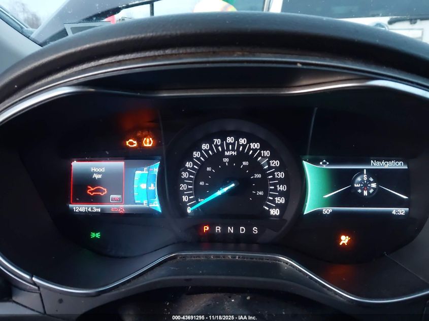 2017 Ford Fusion Se VIN: 3FA6P0T98HR100834 Lot: 43691295