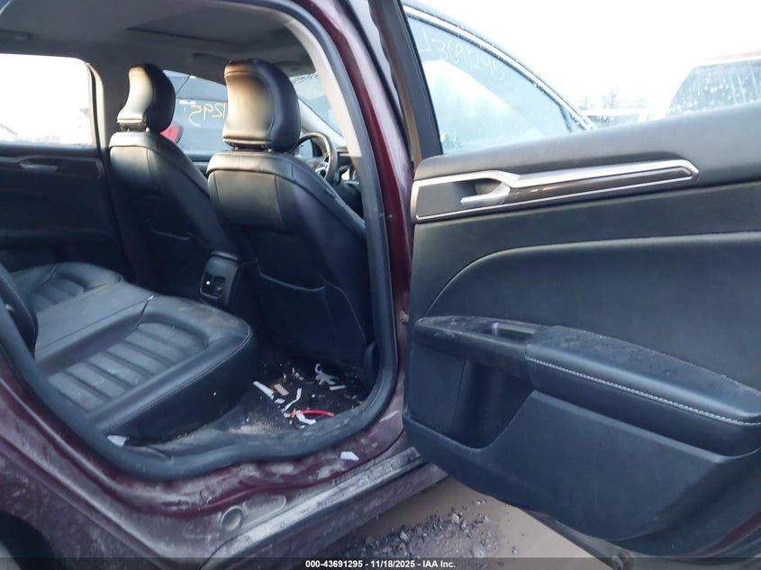 2017 Ford Fusion Se VIN: 3FA6P0T98HR100834 Lot: 43691295