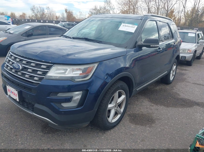 1FM5K8D87GGC58480 2016 FORD EXPLORER photo no. 2