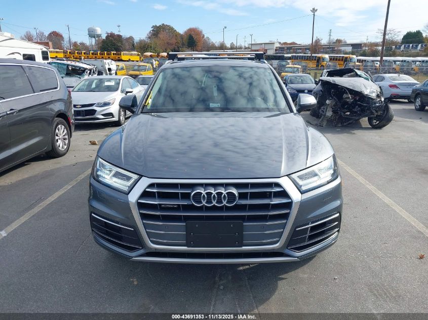 2019 Audi Q5 45 Premium VIN: WA1BNAFY0K2035975 Lot: 43691353