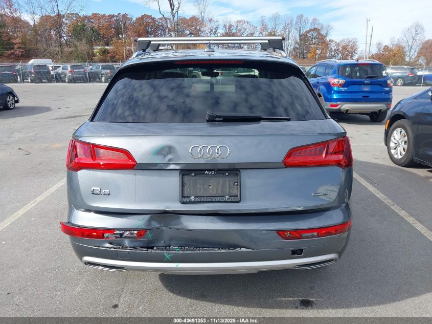 2019 Audi Q5 45 Premium VIN: WA1BNAFY0K2035975 Lot: 43691353