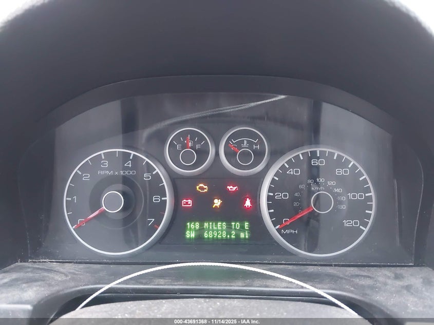 2009 Ford Fusion Se VIN: 3FAHP01109R125069 Lot: 43691368