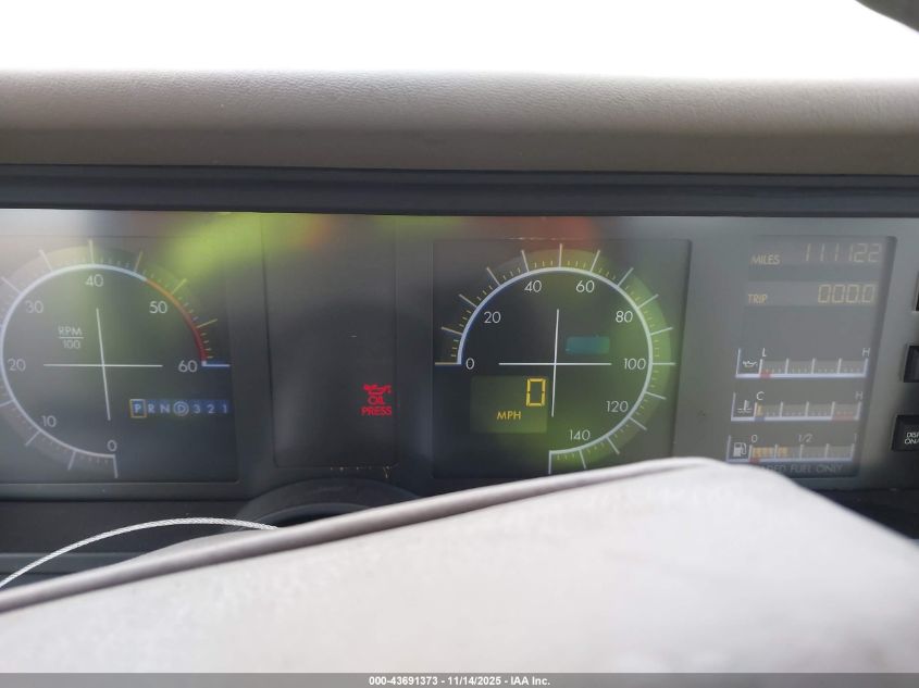 1G6VS3381LU126242 1990 CADILLAC ALLANTE photo no. 7