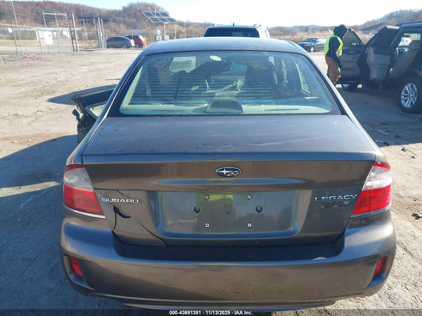 2009 Subaru Legacy 2.5I VIN: 4S3BL616197230009 Lot: 43691381