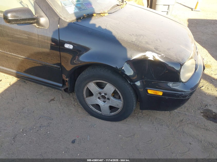 2002 Volkswagen Golf Gls 2.0L VIN: 9BWGB61J024030586 Lot: 43691407