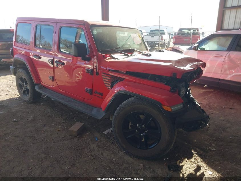 2022 JEEP WRANGLER UNLIMITED SAHARA ALTITUDE 4X4 - 1C4HJXEG0NW271708