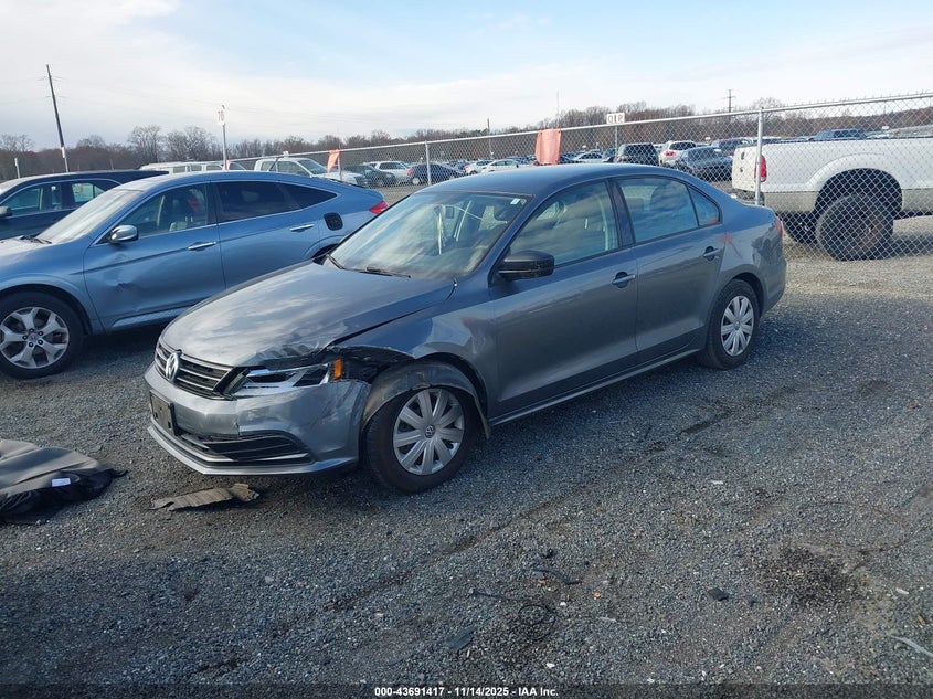 3VW267AJ5GM274225 2016 VOLKSWAGEN JETTA photo no. 2