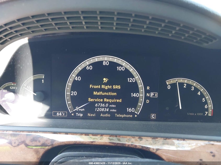 2008 Mercedes-Benz S 550 VIN: WDDNG71X68A179677 Lot: 43691425