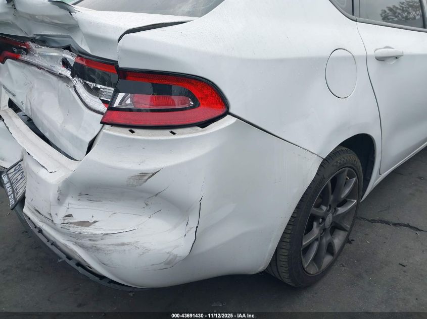 2015 Dodge Dart Se VIN: 1C3CDFAA3FD434883 Lot: 43691430