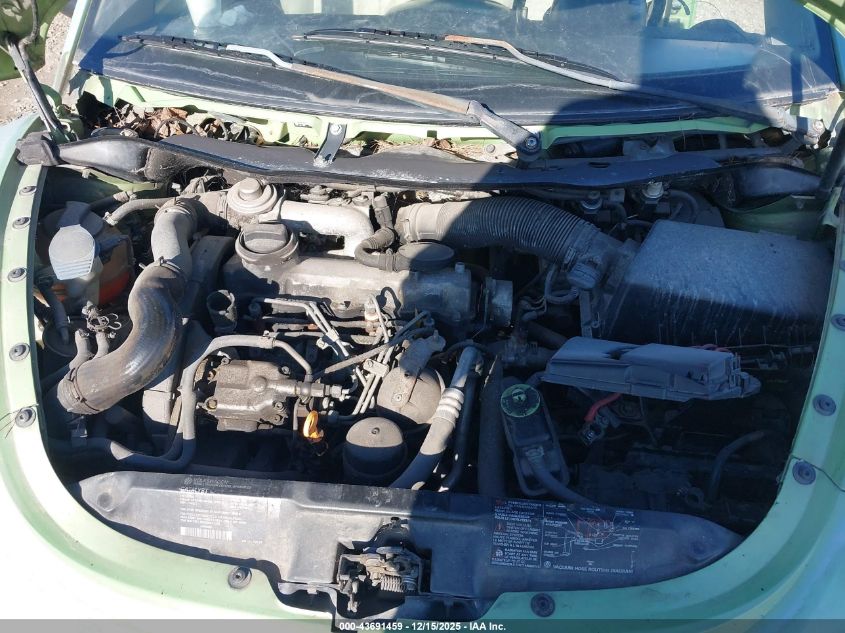 2002 Volkswagen New Beetle Gls Tdi VIN: 3VWCP21C22M403259 Lot: 43691459