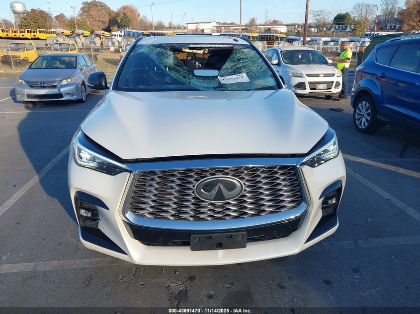 2022 Infiniti Qx55 Essential Awd VIN: 3PCAJ5K34NF100908 Lot: 43691470