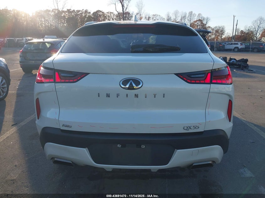 2022 Infiniti Qx55 Essential Awd VIN: 3PCAJ5K34NF100908 Lot: 43691470