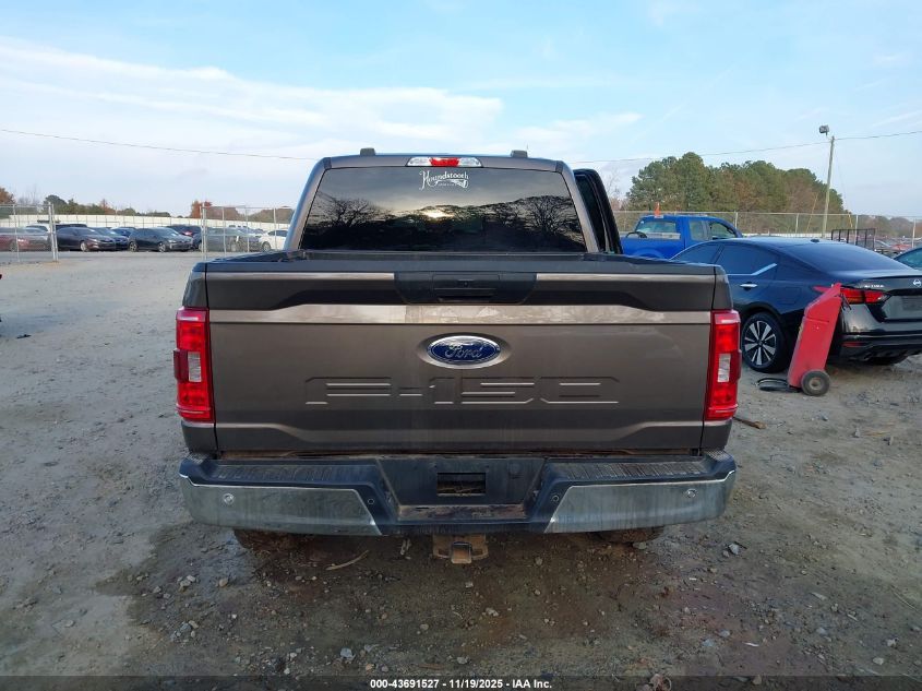 2021 Ford F150 Supercrew VIN: 1FTFW1E5XMFB01052 Lot: 43691527