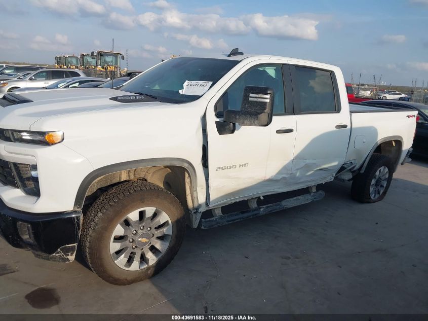 2025 Chevrolet Silverado 2500Hd 4Wd Standard Bed Custom VIN: 1GC4KME75SF366433 Lot: 43691583