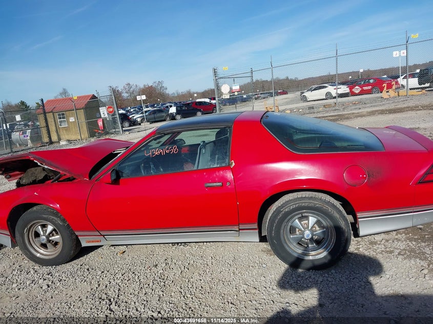 1986 Chevrolet Camaro VIN: 1G1FP87H6GN142312 Lot: 43691658