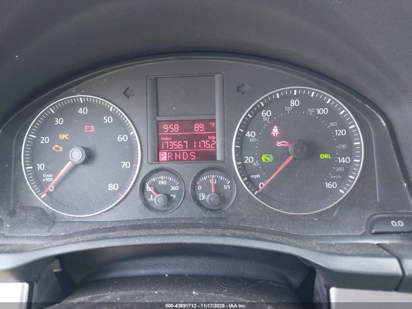 2008 Volkswagen Jetta S VIN: 3VWJM71K68M130355 Lot: 43691712