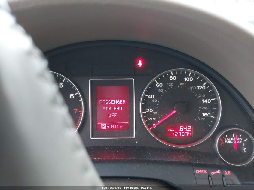 2007 Audi A4 2.0T VIN: WAUDF78E67A228529 Lot: 43691740