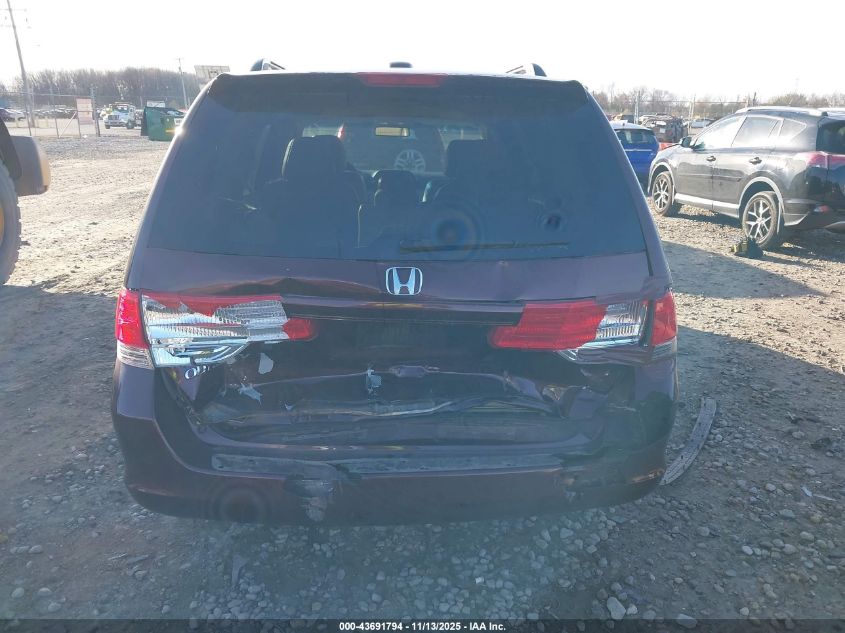 2009 Honda Odyssey Ex-L VIN: 5FNRL38779B017636 Lot: 43691794