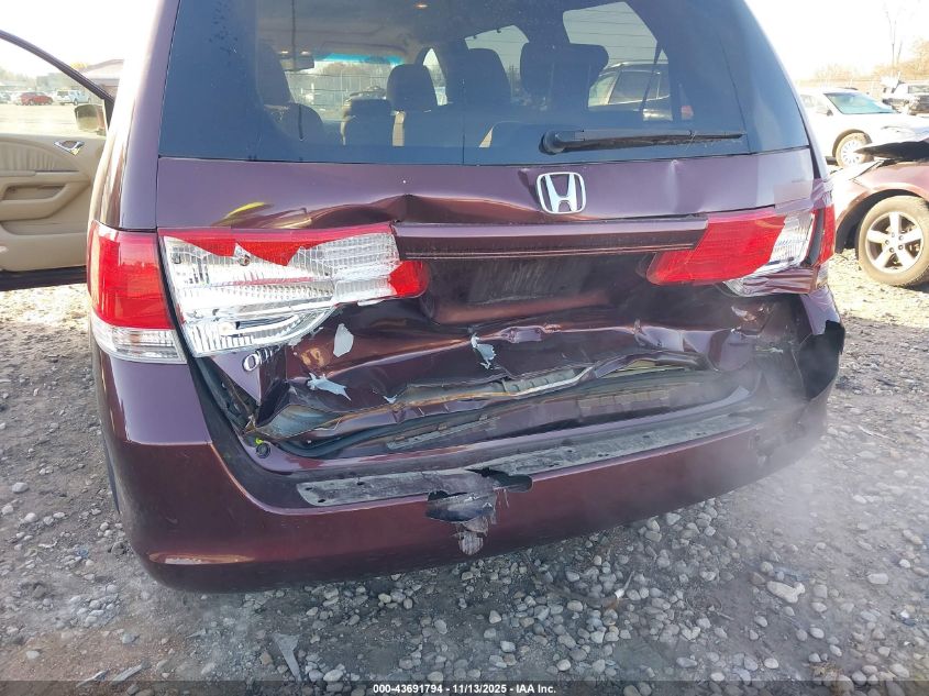 2009 Honda Odyssey Ex-L VIN: 5FNRL38779B017636 Lot: 43691794