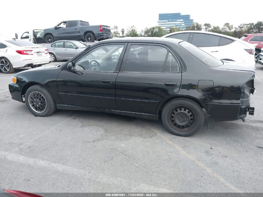 2001 Toyota Corolla S VIN: 1NXBR12E61Z483142 Lot: 43691901