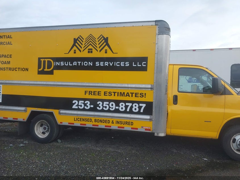 2020 GMC Savana Cutaway Work Van VIN: 7GZ37TCG2LN004029 Lot: 43691954