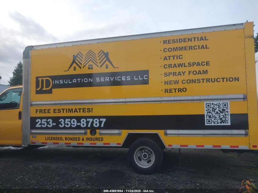 2020 GMC Savana Cutaway Work Van VIN: 7GZ37TCG2LN004029 Lot: 43691954