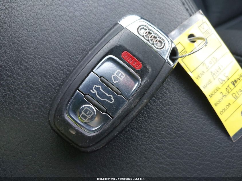 2012 Audi Q5 2.0T Premium VIN: WA1CFAFP6CA111800 Lot: 43691994