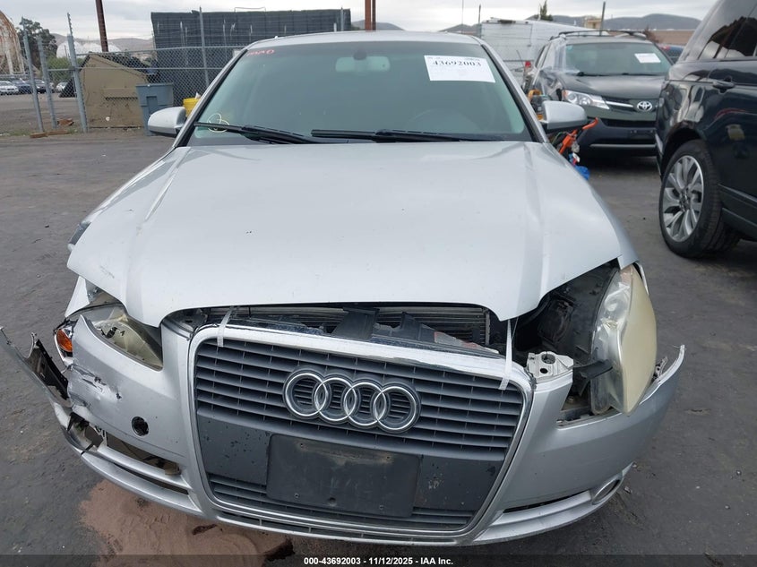 2007 Audi A4 2.0T VIN: WAUAF78E37A063994 Lot: 43692003