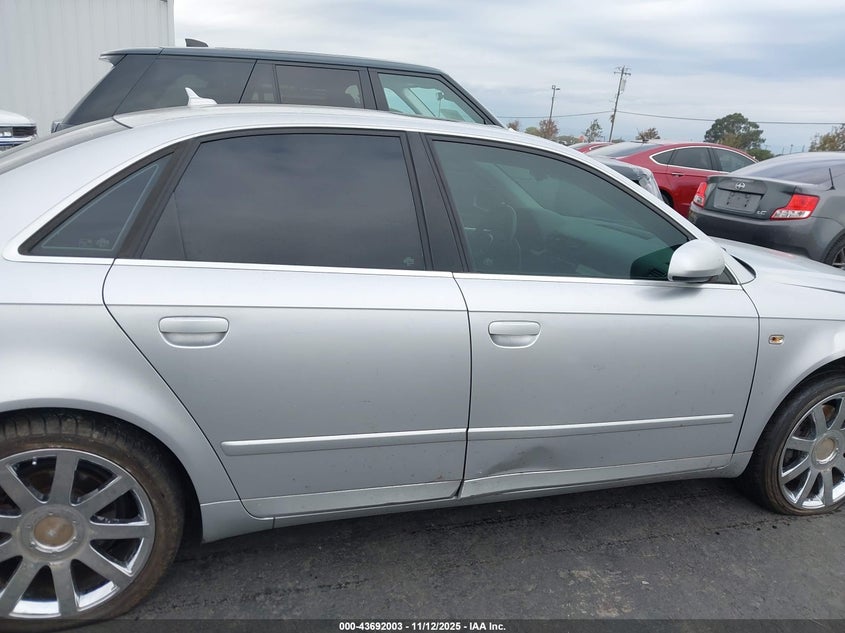 2007 Audi A4 2.0T VIN: WAUAF78E37A063994 Lot: 43692003