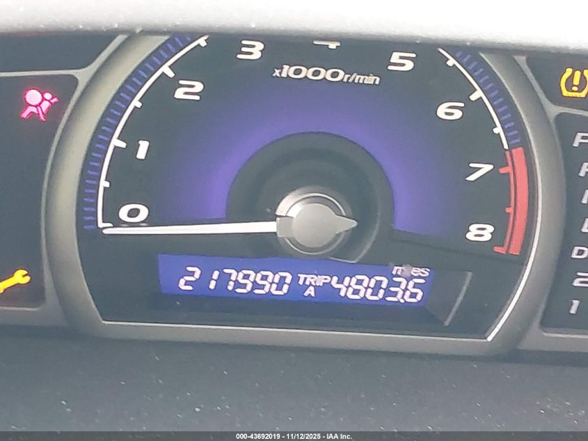 2009 Honda Civic Lx VIN: 2HGFA16559H334731 Lot: 43692019