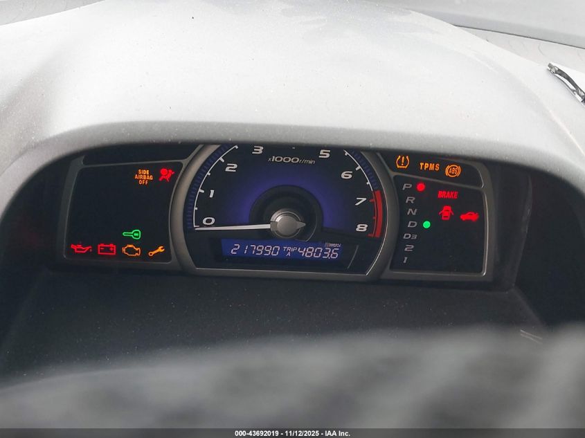 2009 Honda Civic Lx VIN: 2HGFA16559H334731 Lot: 43692019