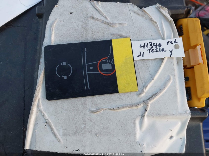 2021 Tesla Model Y Long Range Dual Motor All-Wheel Drive VIN: 5YJYGDEEXMF256471 Lot: 43692023