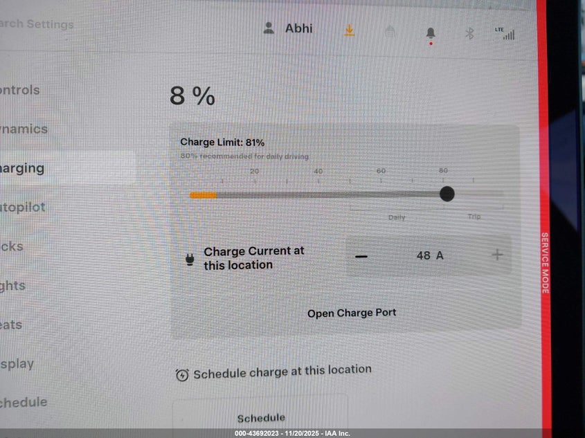 2021 Tesla Model Y Long Range Dual Motor All-Wheel Drive VIN: 5YJYGDEEXMF256471 Lot: 43692023