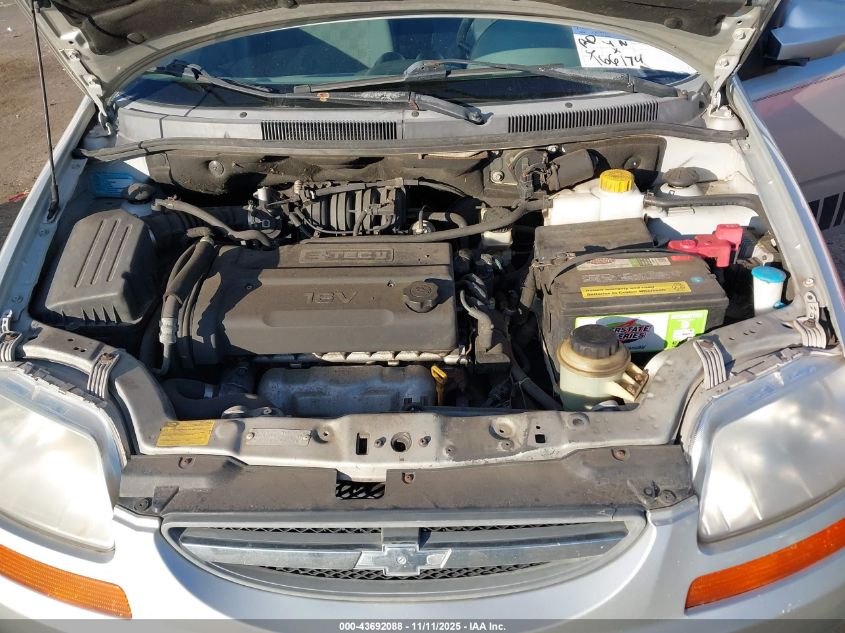 2004 Chevrolet Aveo Special Value VIN: KL1TD62634B140681 Lot: 43692088