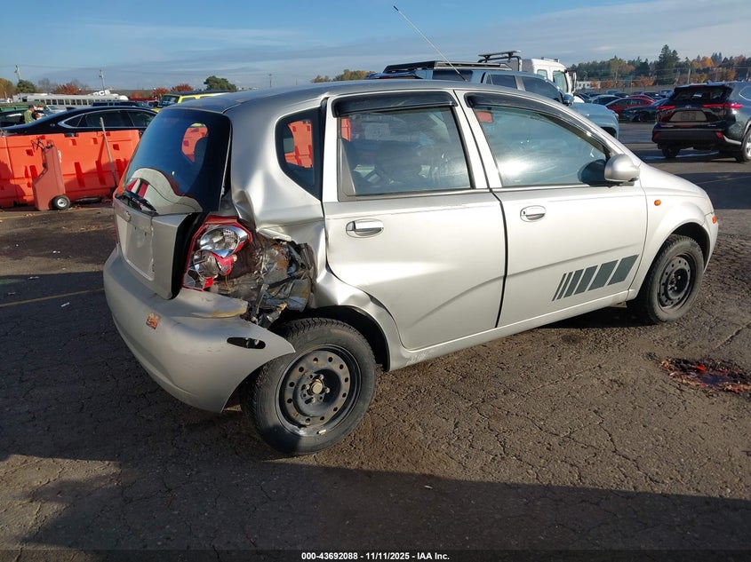 KL1TD62634B140681 2004 CHEVROLET AVEO photo no. 4