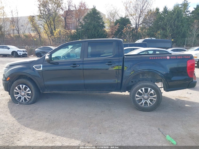 2021 Ford Ranger Lariat VIN: 1FTER4FH4MLD91092 Lot: 43692145