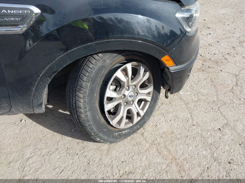 2021 Ford Ranger Lariat VIN: 1FTER4FH4MLD91092 Lot: 43692145