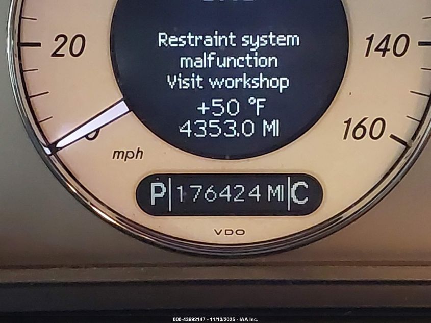 2007 Mercedes-Benz E 350 VIN: WDBUF56X67B046110 Lot: 43692147