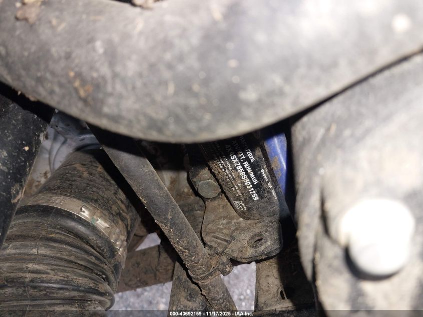 2025 Polaris Sportsman VIN: 4XASXZ858SB031259 Lot: 43692159