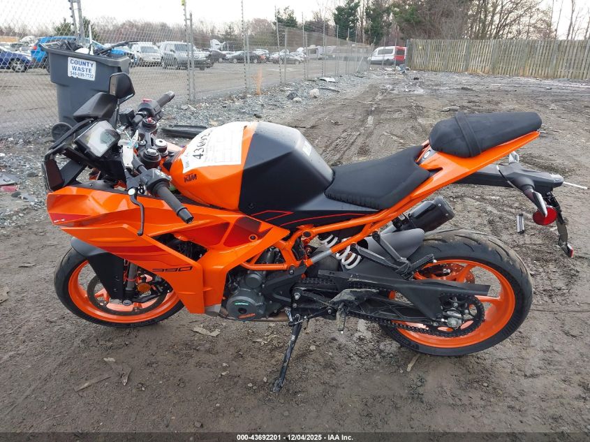 2024 Ktm 390 Rc VIN: MD2JYJ401RN209271 Lot: 43692201