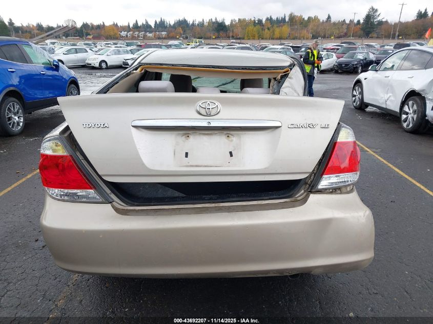 2005 Toyota Camry Le VIN: 4T1BE32K55U524136 Lot: 43692207