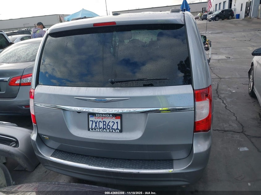 2016 Chrysler Town & Country Touring VIN: 2C4RC1BG5GR172927 Lot: 43692208