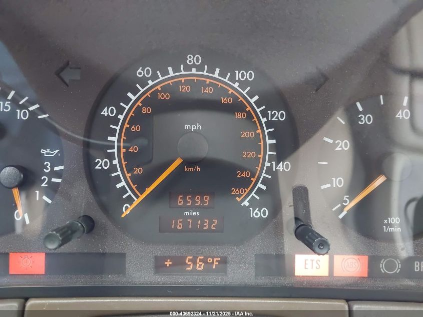 1995 Mercedes-Benz S 320 VIN: WDBGA33E4SA255153 Lot: 43692324