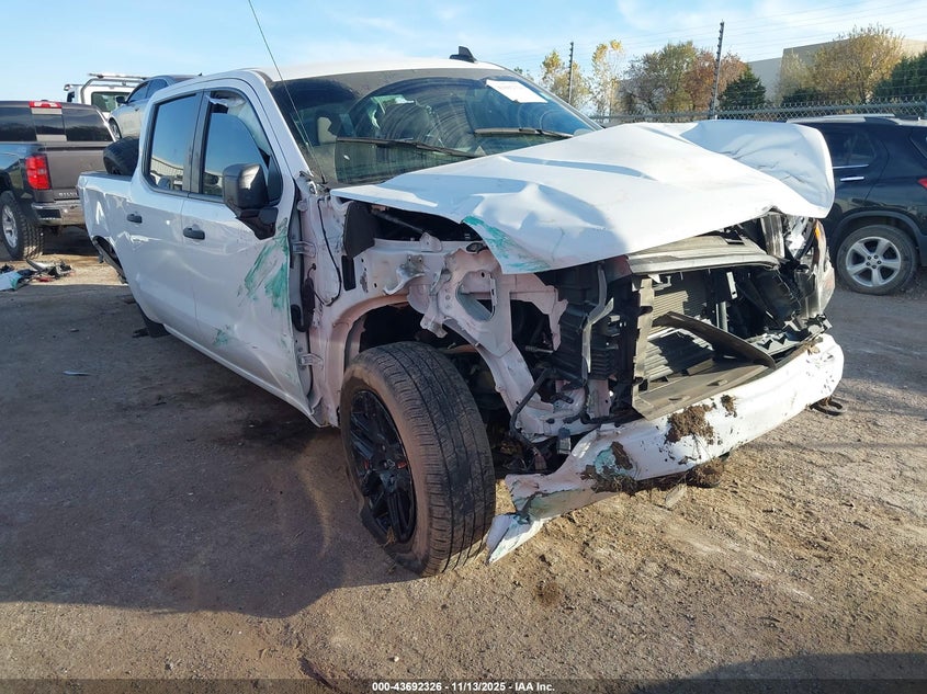 2022 CHEVROLET SILVERADO 1500 2WD  SHORT BED CUSTOM - 1GCPABEK0NZ601512